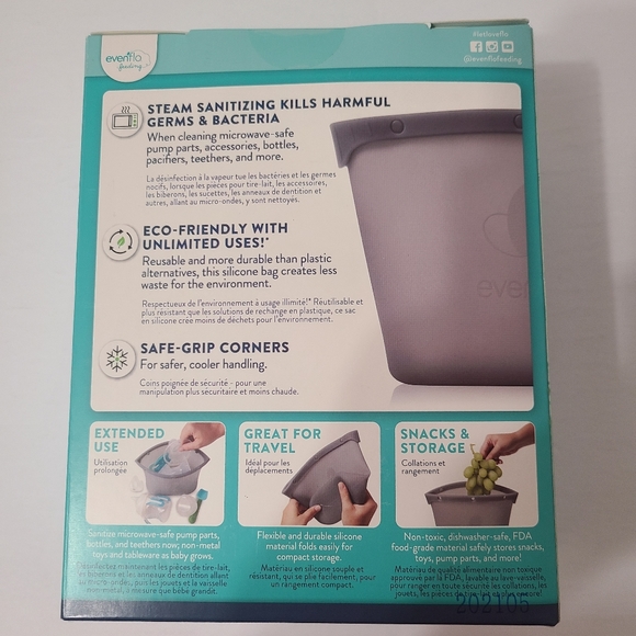 Evenflo Silicone Steam Sanitizing Bag - Picture 3 of 7
